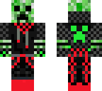 creeper in a red jacet