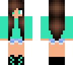 cute aqua girl