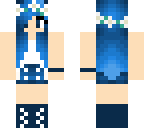 cute blue girl