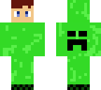 cute creeper boy onsie