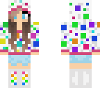 cute rainbow girl
