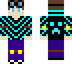dantdm fan with creeper on his back