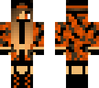 orange army girl