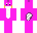 pink fluffy mudkiup