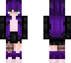 purple wolf girl