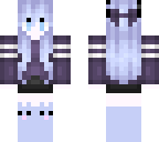 blue anime girl