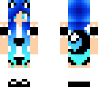 blue hair maid