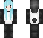 blue-haired panda girl
