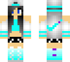 blue nike girl