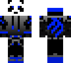 blue panda
