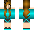 blue shading girl