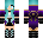 blue warrior girl