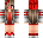 blushing red girl xd
