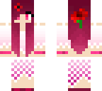 burgundy girl