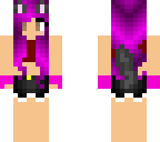 cat girl with pink hair