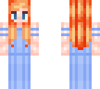 collie's blue dress