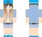 cool blue girl