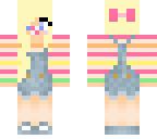 cute overalls girl
