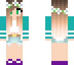 cute teal summer girl edited