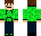 green hoodie