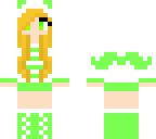 green mustache hoodie girl