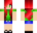 green teenager - girl