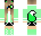 green wolf girl
