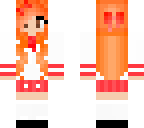 orange-haired school girl