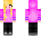 pink hoodie girl