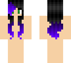 pretty purple and black hair