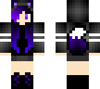 purple wolf girl