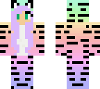 rainbow tiger onesie michi