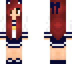 red hair cat girl