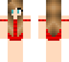 red swimsuit