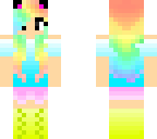 simple rainbow panda