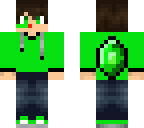 the lime green and red boy