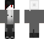 undertale oc in grey coat