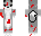 very hurt wolf