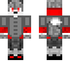 wolf wearing leather armor