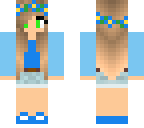 blue girl
