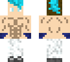blue hair stong man