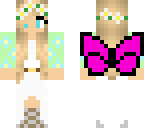 cute green fairy girl