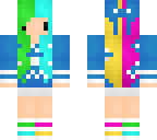 cute rainbow girl