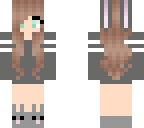 grey bunny girl