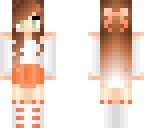 orange dress
