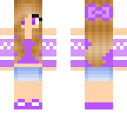 purple kawaii girl