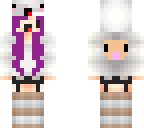 purple sheep girl