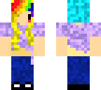 rainbow crazy party girl