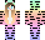 rainbow tiger onesie
