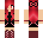 red cyber girl